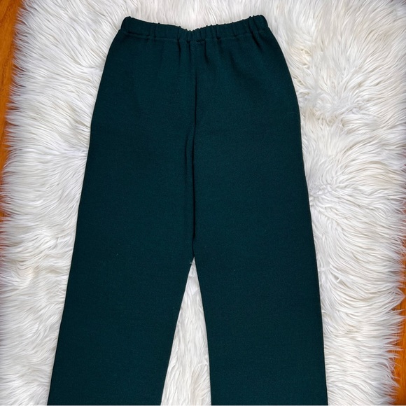 ST JOHN Sport Essentials By MARIE GRAY Green Knit Pant - Picture 5 of 7